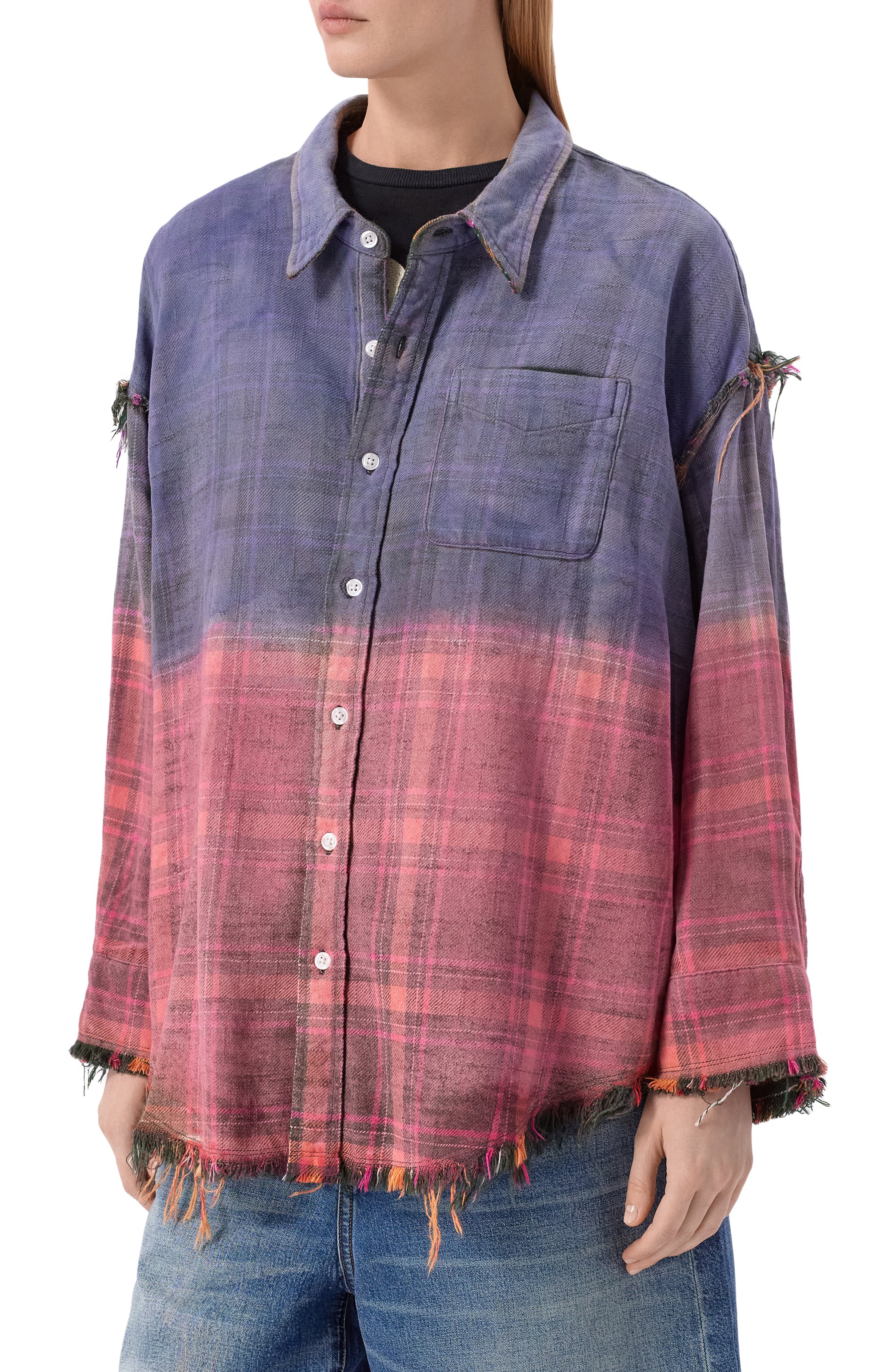 Двусторонняя рубашка R13, арт. R13WR463-R776B, фото 3