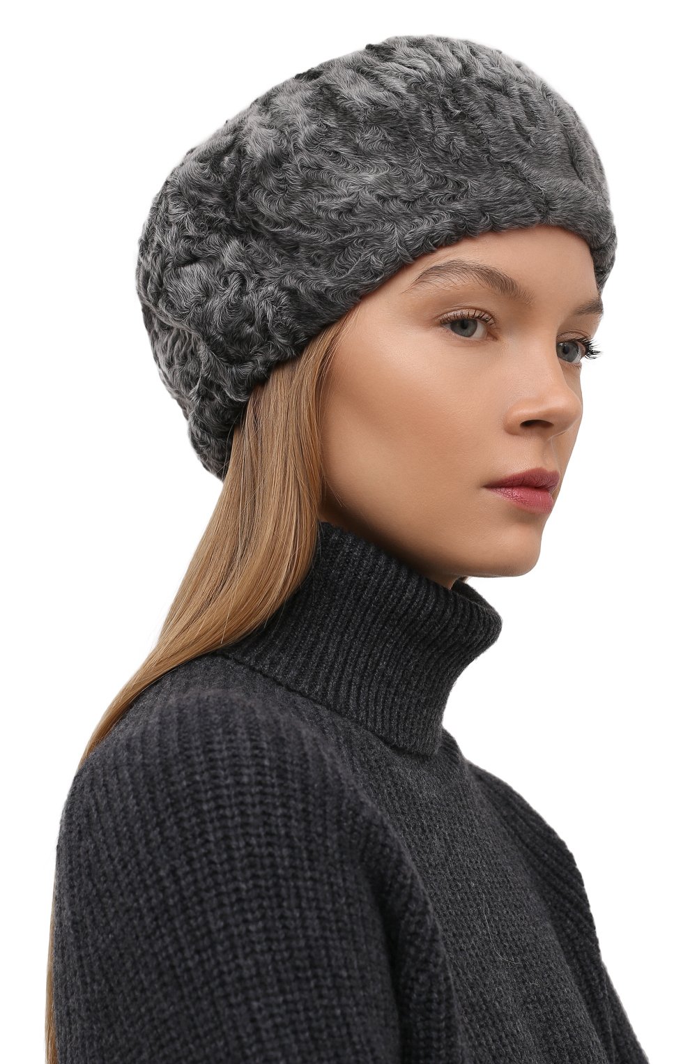 Берет из каракульчи FURLAND, арт. 0100907810022200055, фото 2