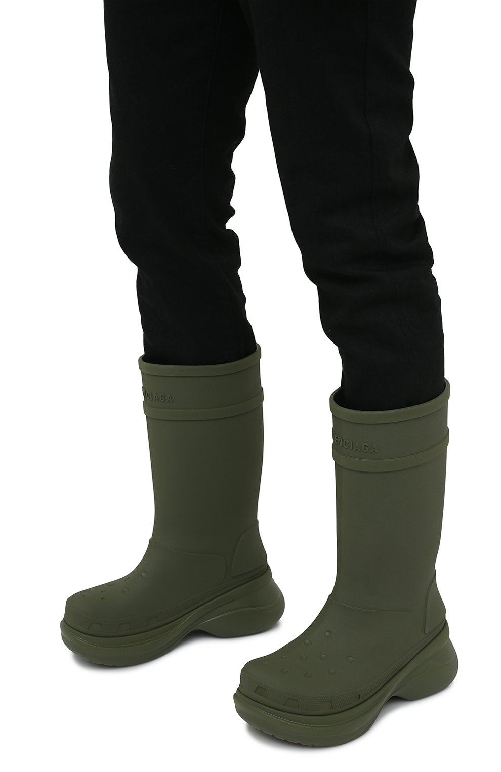Резиновые сапоги balenciaga x crocs BALENCIAGA, арт. 677384/W1S8E, фото 3
