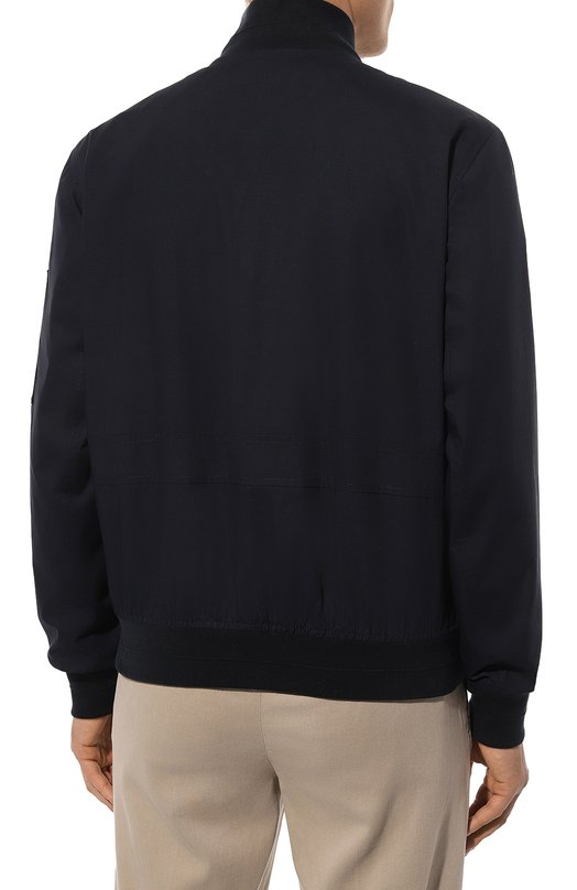 Бомбер Brunello Cucinelli MB4036204 Синий  MB4036204 Фото 4