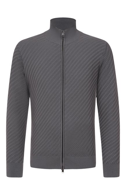 Мужской кардиган из хлопка и шелка BRIONI, арт. UMT20L/PAK22