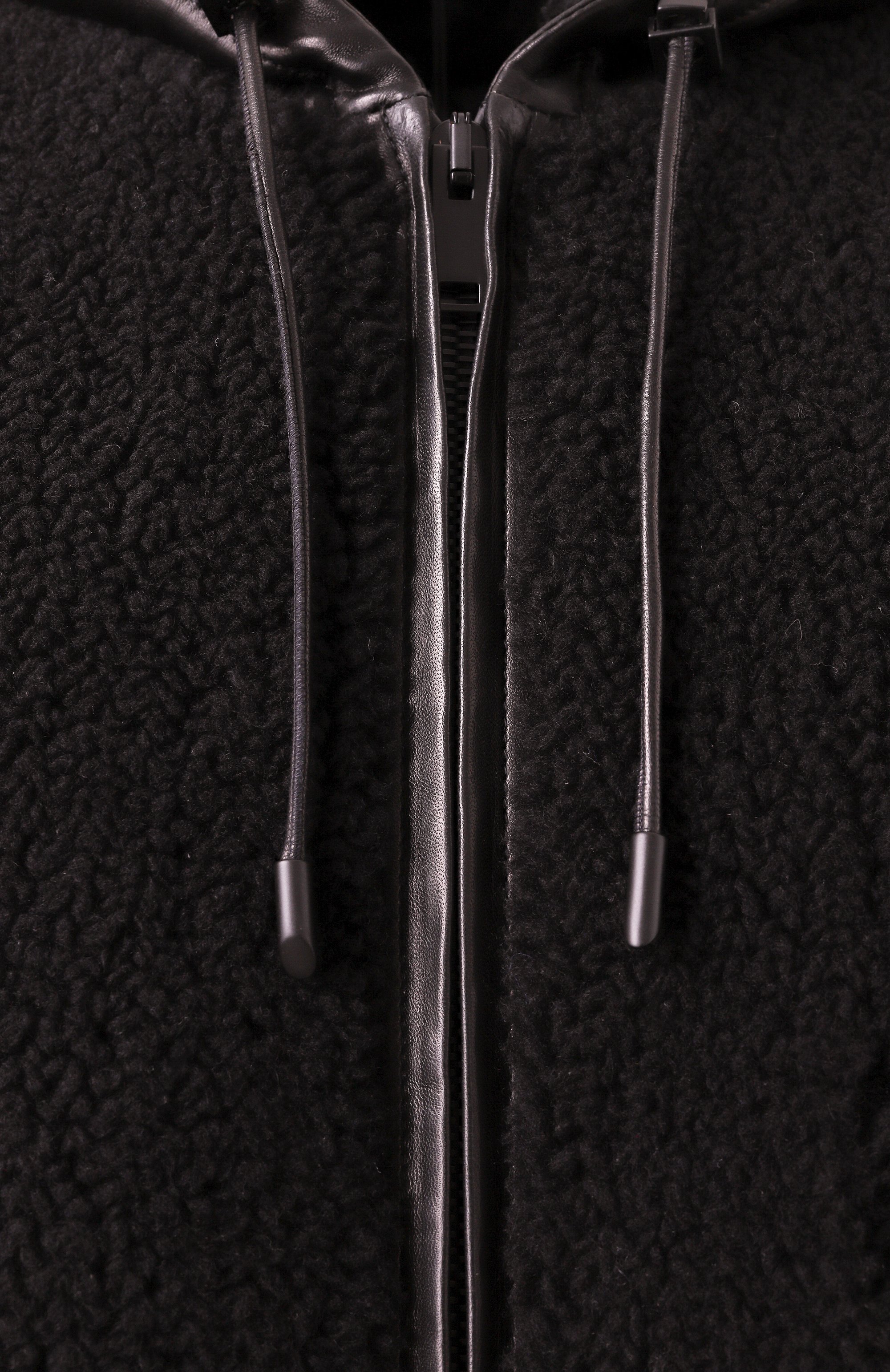 Бомбер из кашемира и шелка MVST черного цвета по цене 456500 руб., арт. TXECK-ES4390/LC1637, фото 6 Бомбер из кашемира и шелка MVST, арт. TXECK-ES4390/LC1637, фото 6