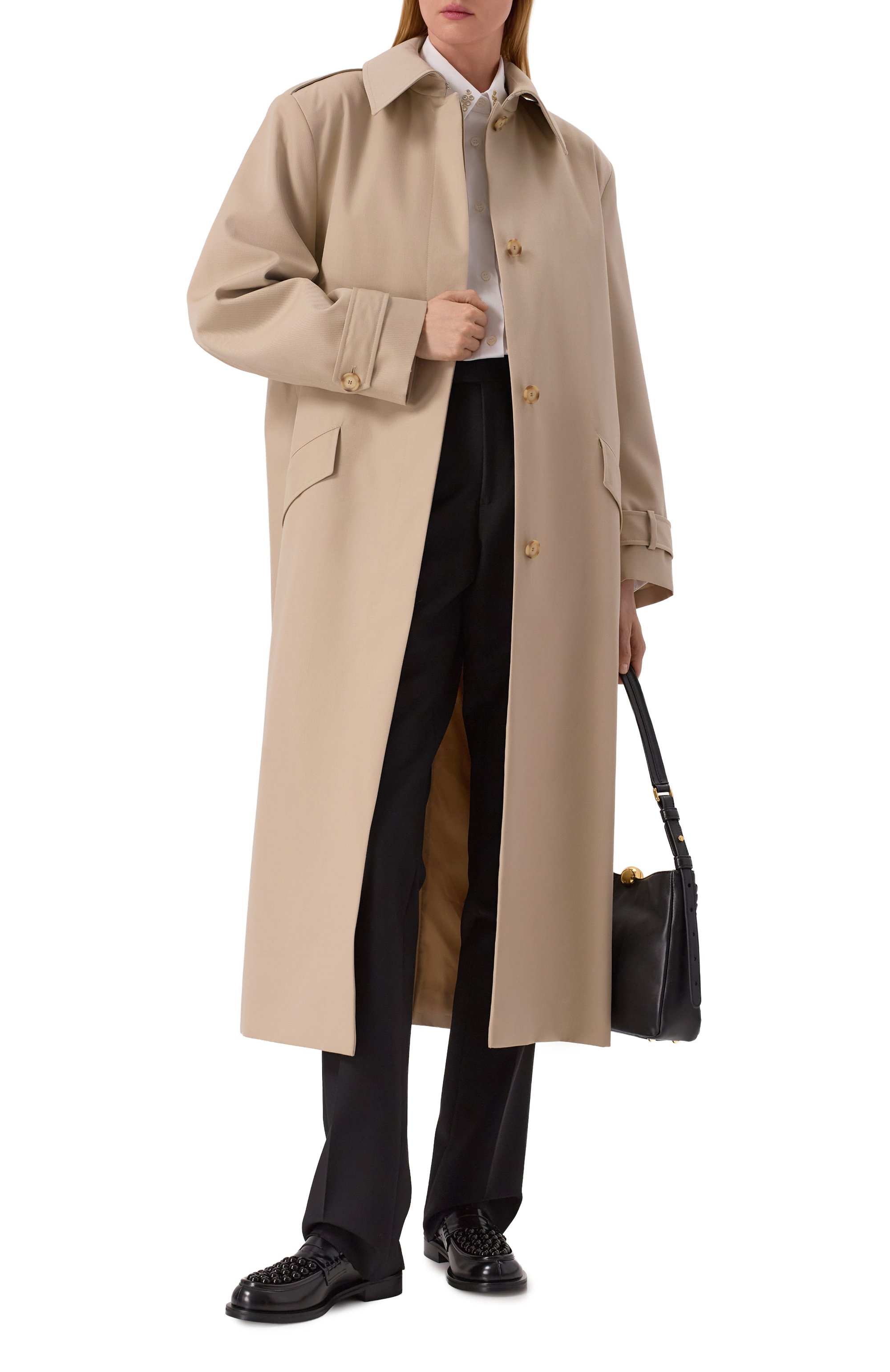 Шерстяной плащ BOSS, арт. 50543198, фото 2