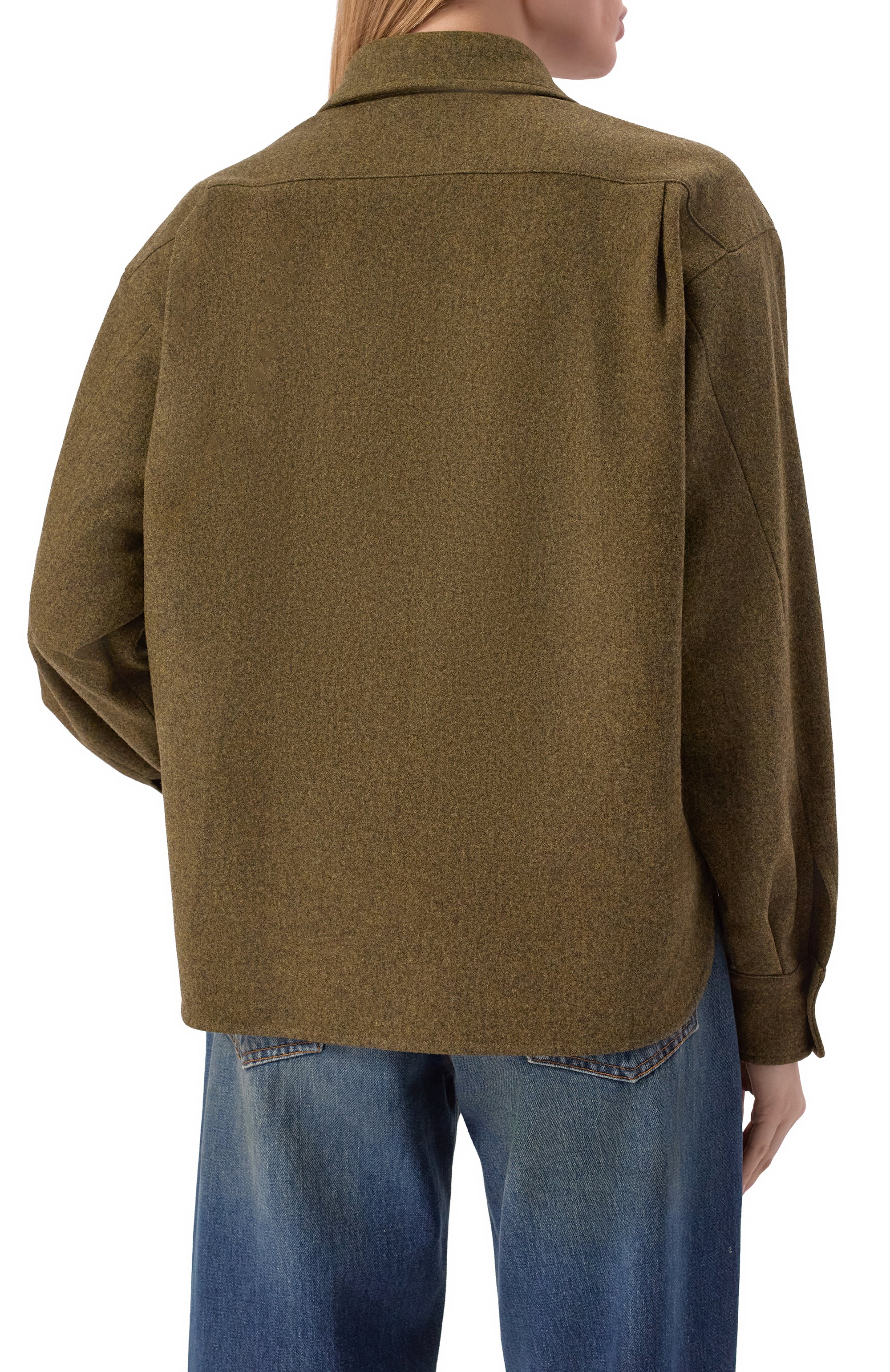 Шерстяная рубашка MAX MARA, арт. BENARES1234, фото 4