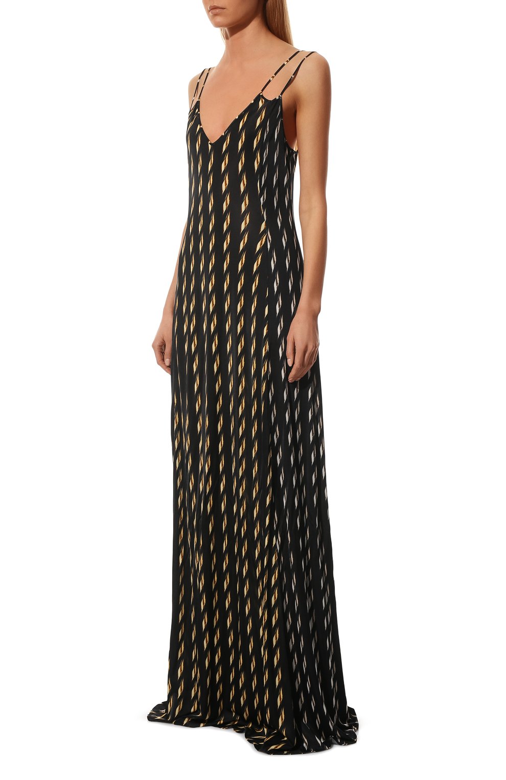 Платье из вискозы VETEMENTS, арт. WE52DR540B 1636/G0LD DRILL/SILVER DRILL, фото 3