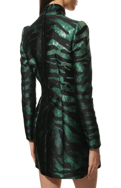 Платье DOLCE & GABBANA зеленого цвета по цене 212000 руб., арт. F6ADDT/FJ0DB, фото 4 Платье DOLCE & GABBANA, арт. F6ADDT/FJ0DB, фото 4