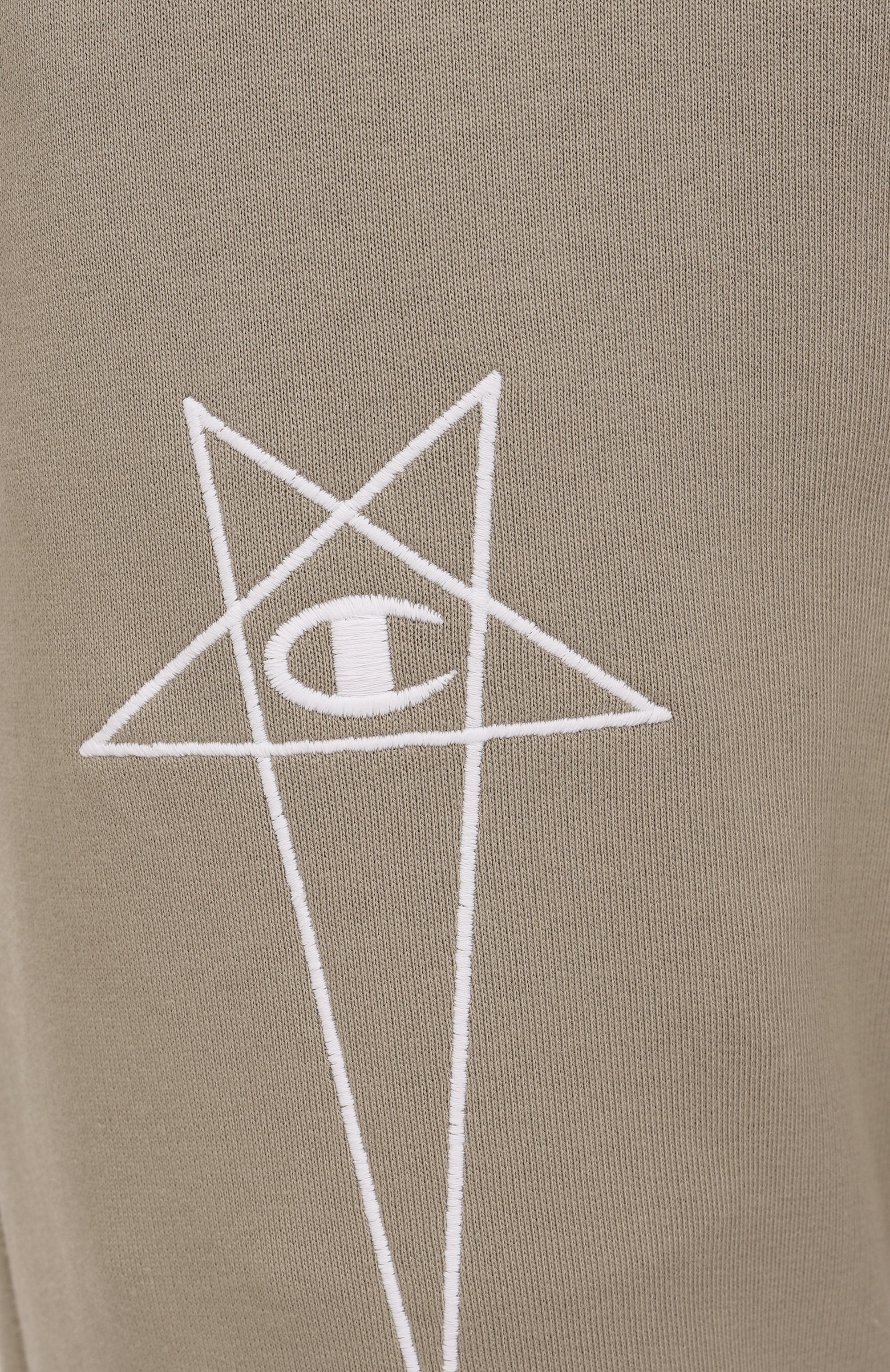 Хлопковые джоггеры rick owens x champion RICK OWENS, арт. CM01E1685/CHFE, фото 6