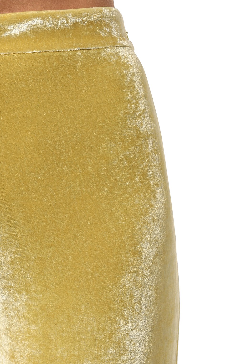 Бархатные брюки JIL SANDER желтого цвета по цене 82950 руб., арт. J52KA0010/J65006, фото 5 Бархатные брюки JIL SANDER, арт. J52KA0010/J65006, фото 5