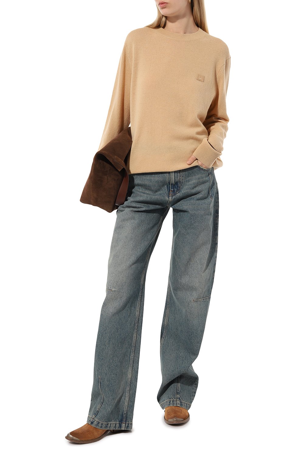 Шерстяной пуловер ACNE STUDIOS, арт. FA-UX-KNIT000033, фото 2