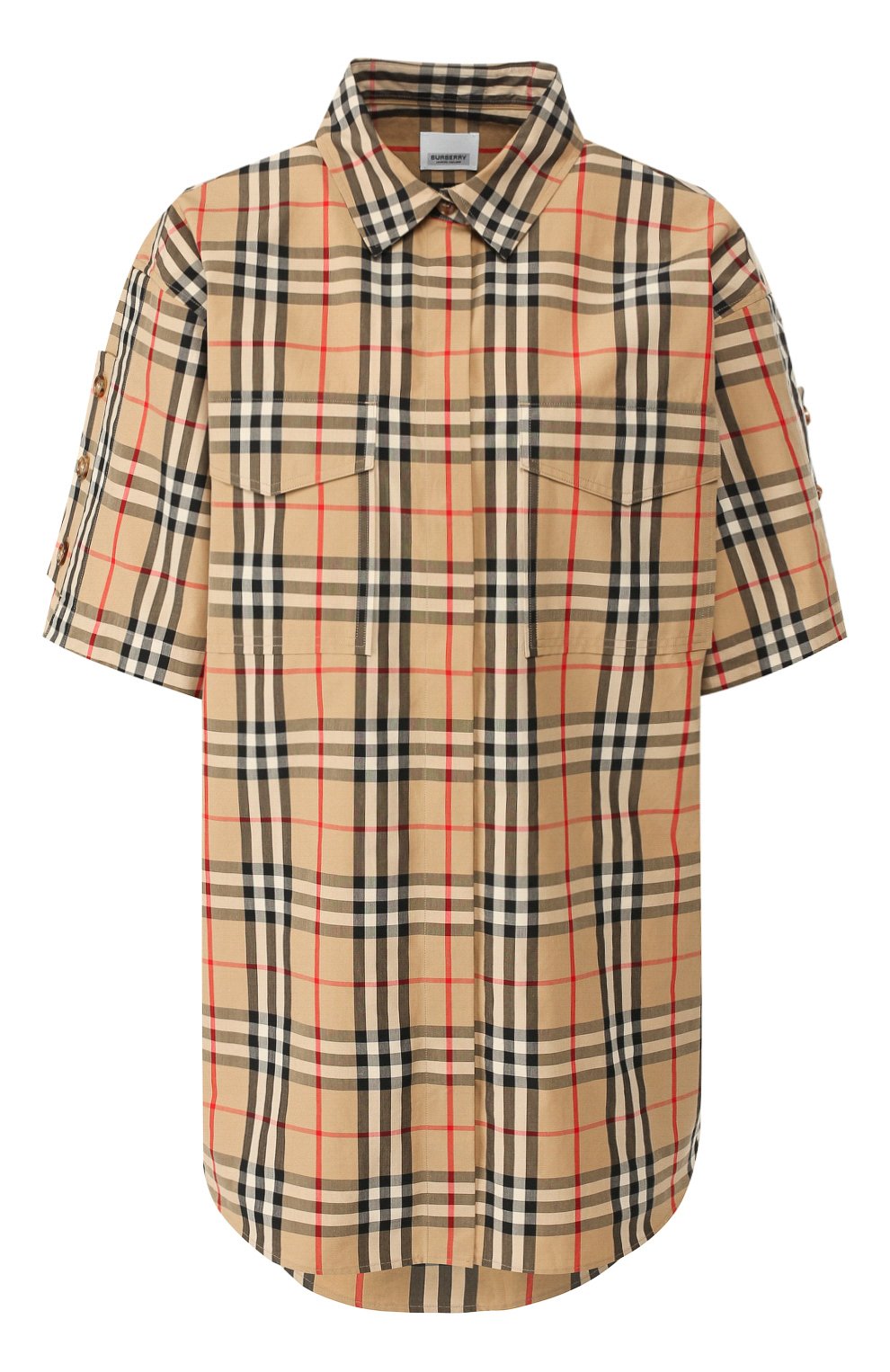 Хлопковая рубашка BURBERRY, арт. 8014223, фото 1