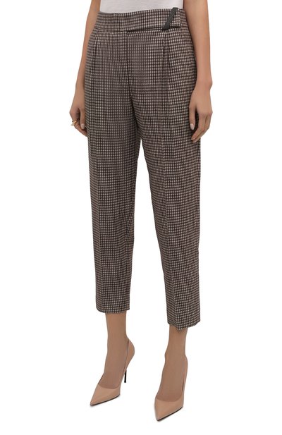 Брюки из шерсти и шелка BRUNELLO CUCINELLI, арт. MB044P7877, фото 3