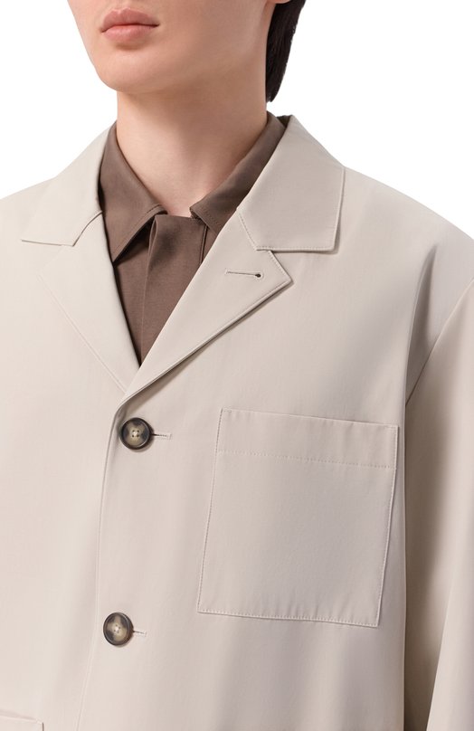 Хлопковый пиджак 12 STOREEZ 135904 Серый  135904 Фото 5