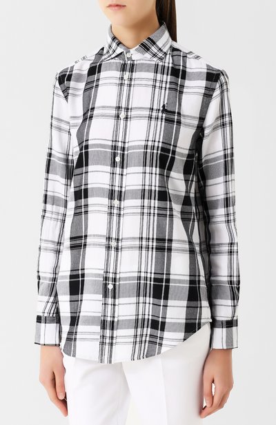 Блуза прямого кроя в клетку POLO RALPH LAUREN, арт. V33/XZ867/XY867, фото 3