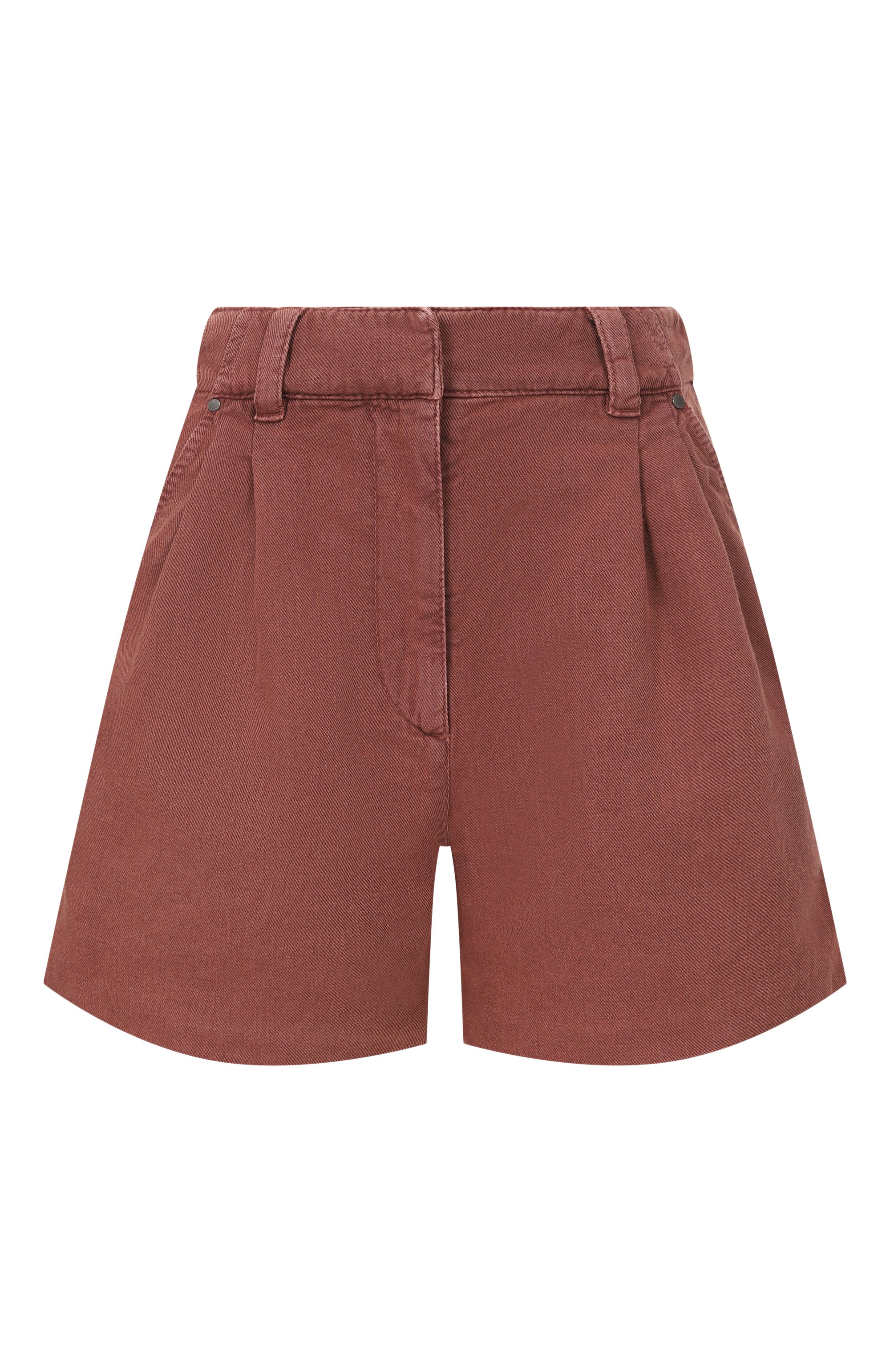Шорты из хлопка и льна BRUNELLO CUCINELLI, арт. ML996P5761, фото 1