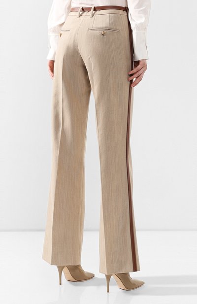 Шерстяные брюки BURBERRY бежевого цвета по цене 141000 руб., арт. 8014235, фото 4 Шерстяные брюки BURBERRY, арт. 8014235, фото 4