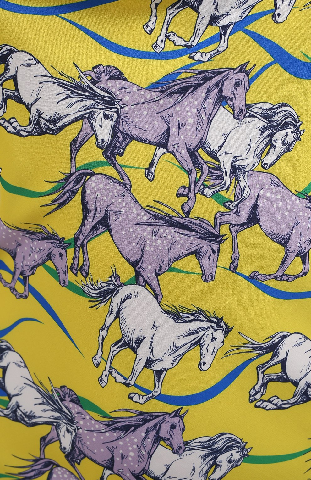 Платье SEVEN LAB желтого цвета по цене 15750 руб., арт. D-K1 yellow-lilac horse, фото 5 Платье SEVEN LAB, арт. D-K1 yellow-lilac horse, фото 5