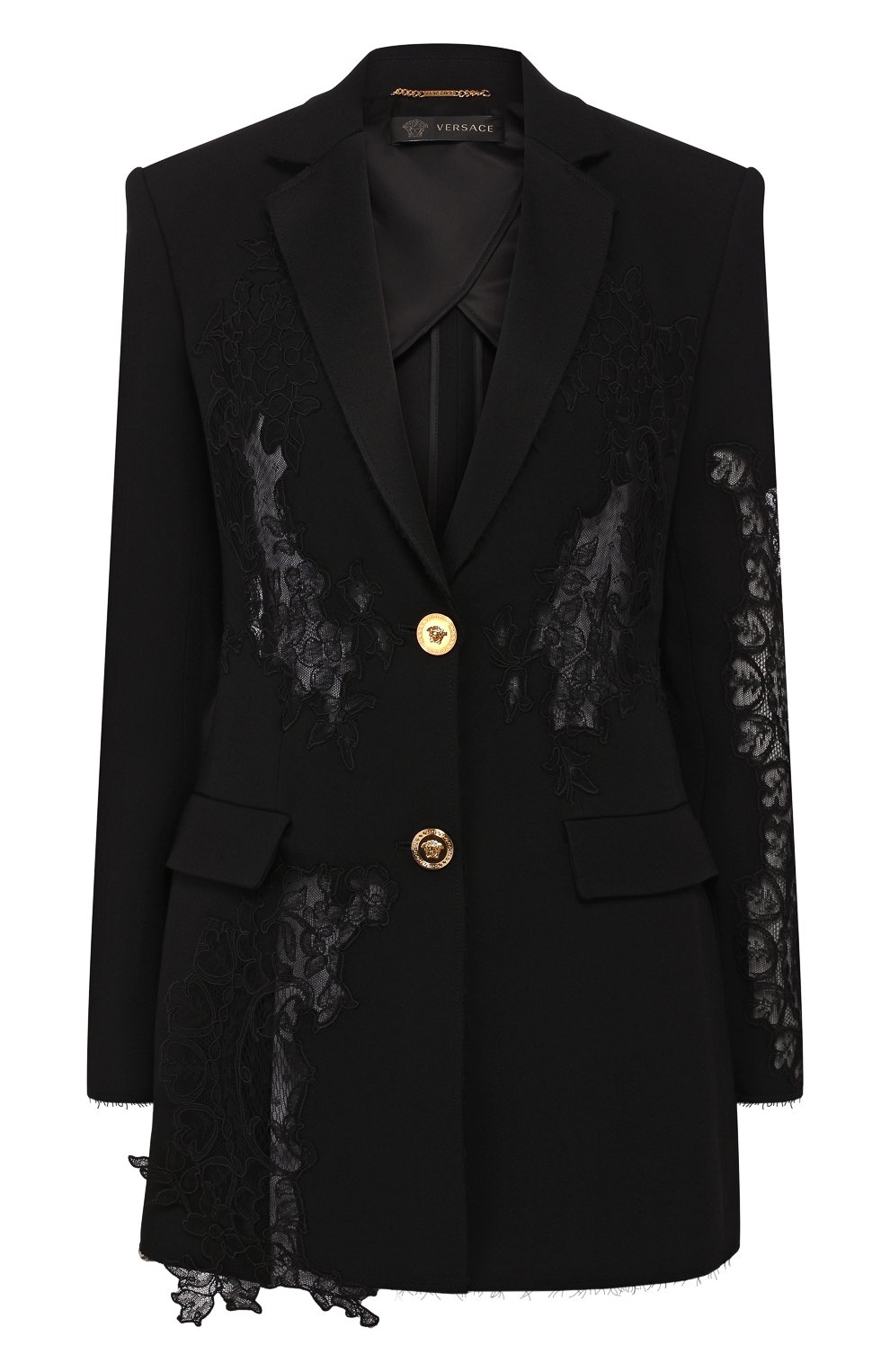 Жакет VERSACE черного цвета по цене 528500 руб., арт. A84448/A212457, фото 1 Жакет VERSACE, арт. A84448/A212457, фото 1