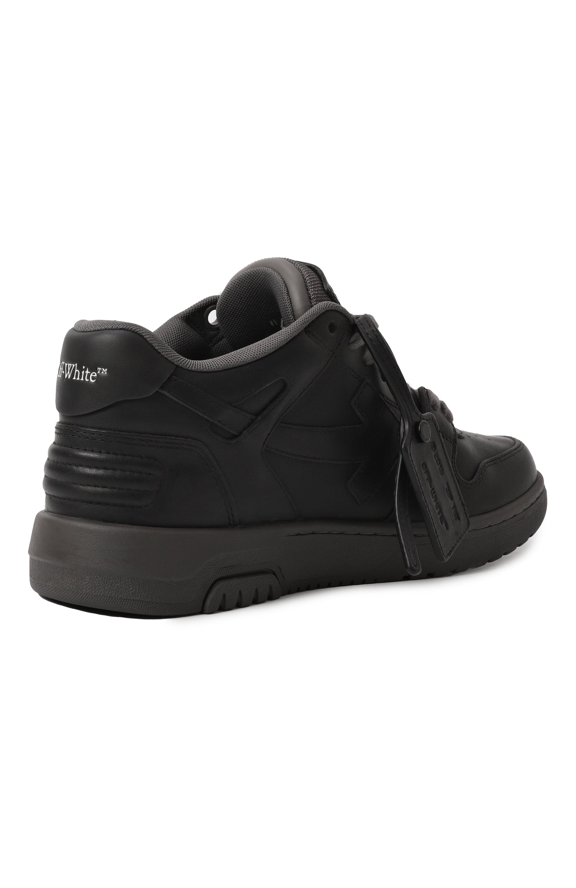 Кожаные кеды out of office OFF-WHITE, арт. 0MIA189F24LEA00B, фото 5