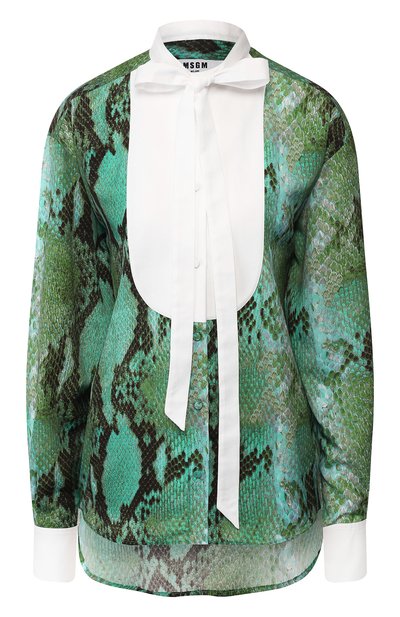 Блузка с принтом MSGM, арт. 2841MDE27Y 207155, фото 1