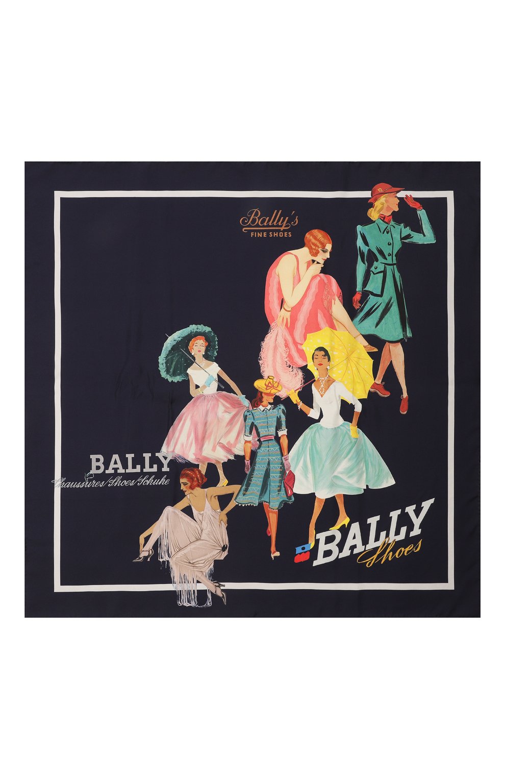Шелковый платок BALLY, арт. WSC030/SE152, фото 4