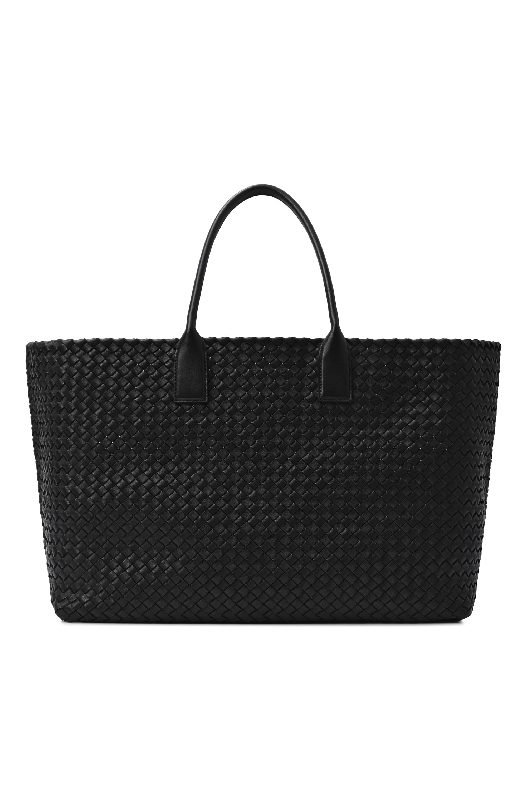 Сумка-тоут cabat large BOTTEGA VENETA черного цвета по цене 1445000 руб., арт. 608811/V10W1, фото 1 Сумка-тоут cabat large BOTTEGA VENETA, арт. 608811/V10W1, фото 1