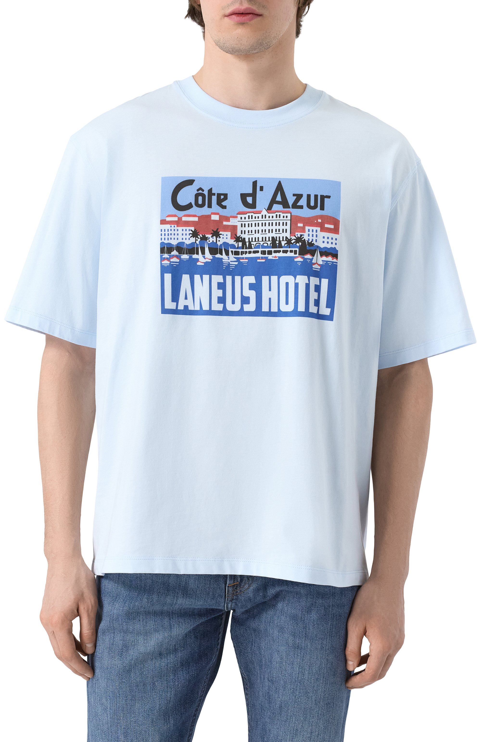 Хлопковая футболка LANEUS, арт. S5LAUATH100, фото 3