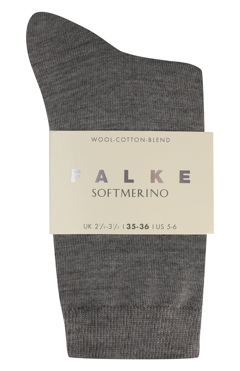 Носки softmerino из смеси шерсти и хлопка FALKE серого цвета по цене 1610 руб., арт. 47488_, фото 2 Носки softmerino из смеси шерсти и хлопка FALKE, арт. 47488_, фото 2