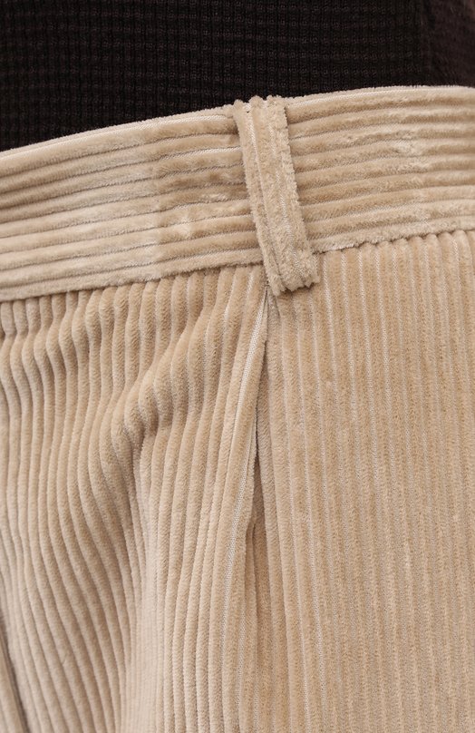 Вельветовые брюки Kiton D50105S06325 Бежевый  D50105S06325 Фото 5