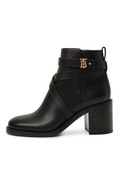 Кожаные ботильоны new pryle 70 BURBERRY, арт. 8042369, фото 4