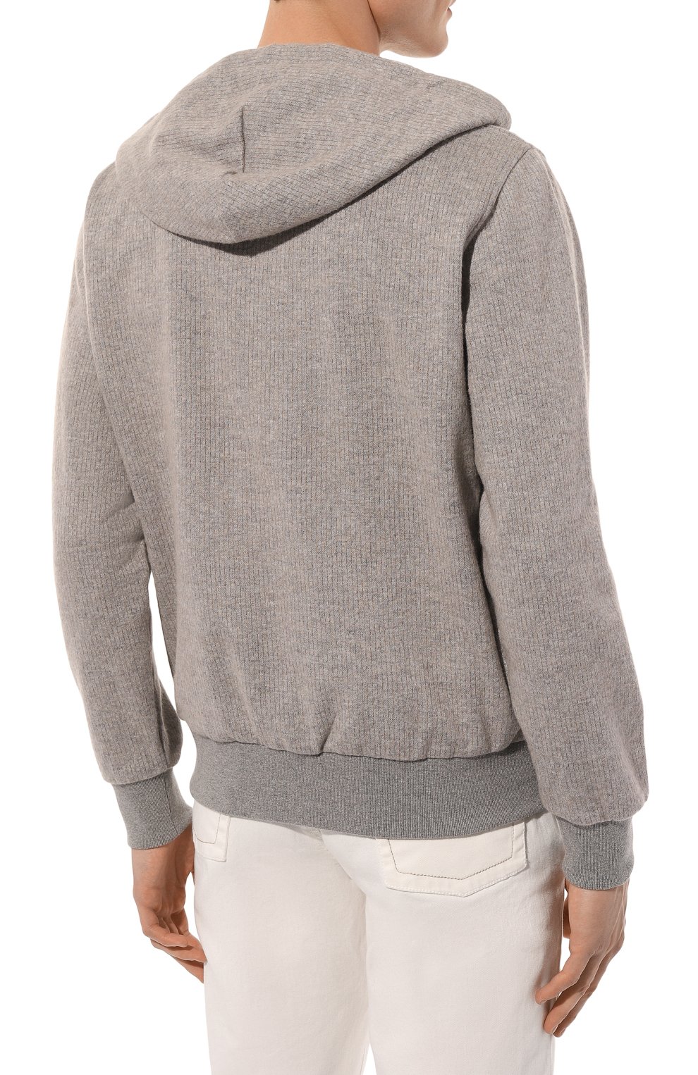 Толстовка из хлопка и шерсти CAPOBIANCO, арт. 17M405.GP00., фото 4