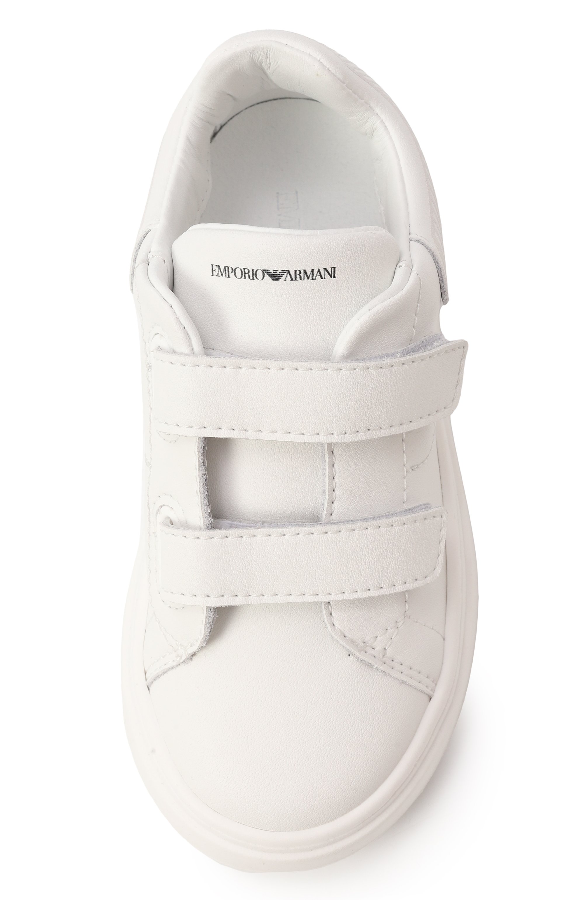 Кожаные кеды EMPORIO ARMANI, арт. XMX022/XCC76, фото 4