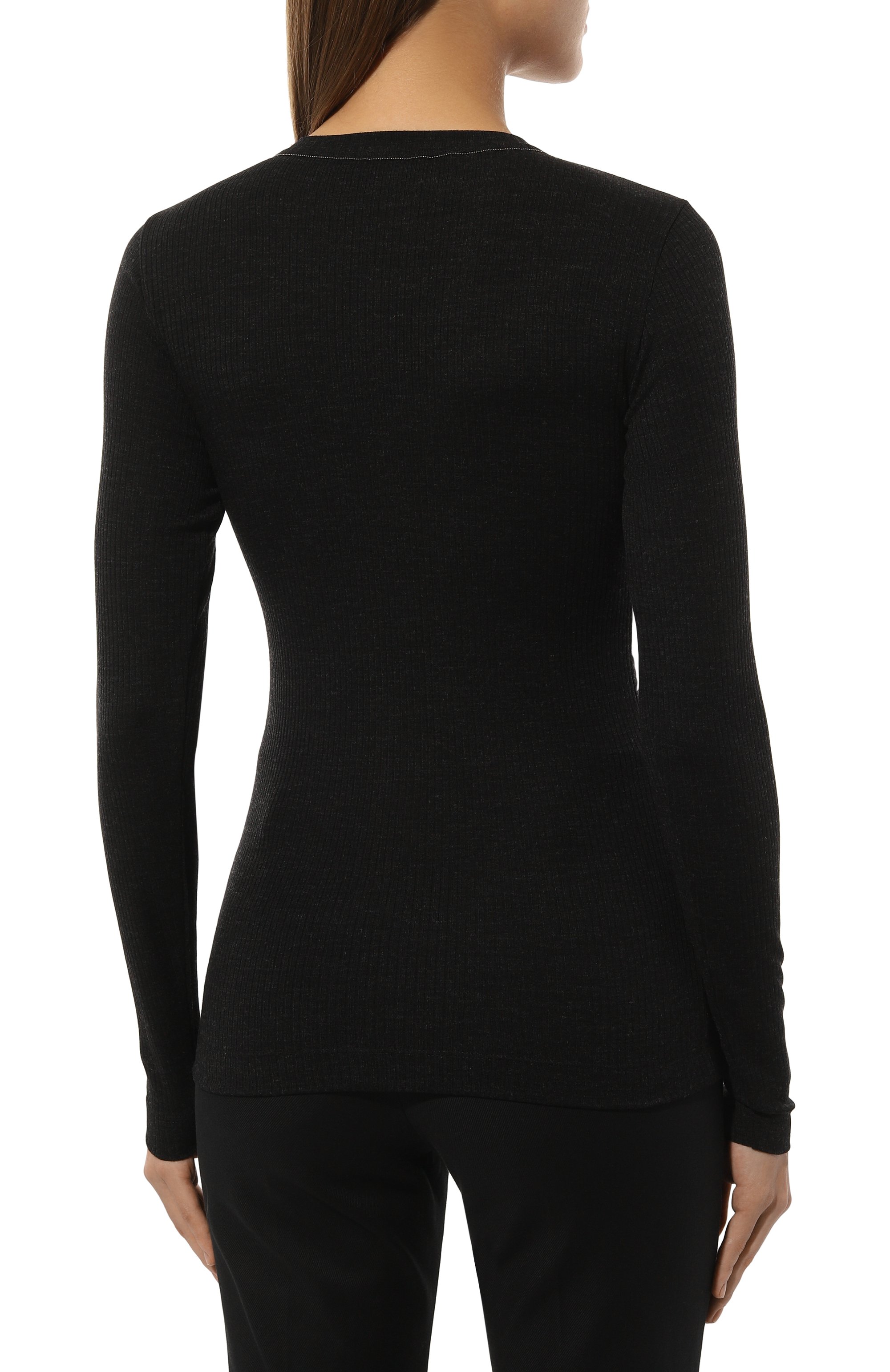 Шерстяной пуловер BRUNELLO CUCINELLI, арт. MD998FH800, фото 4