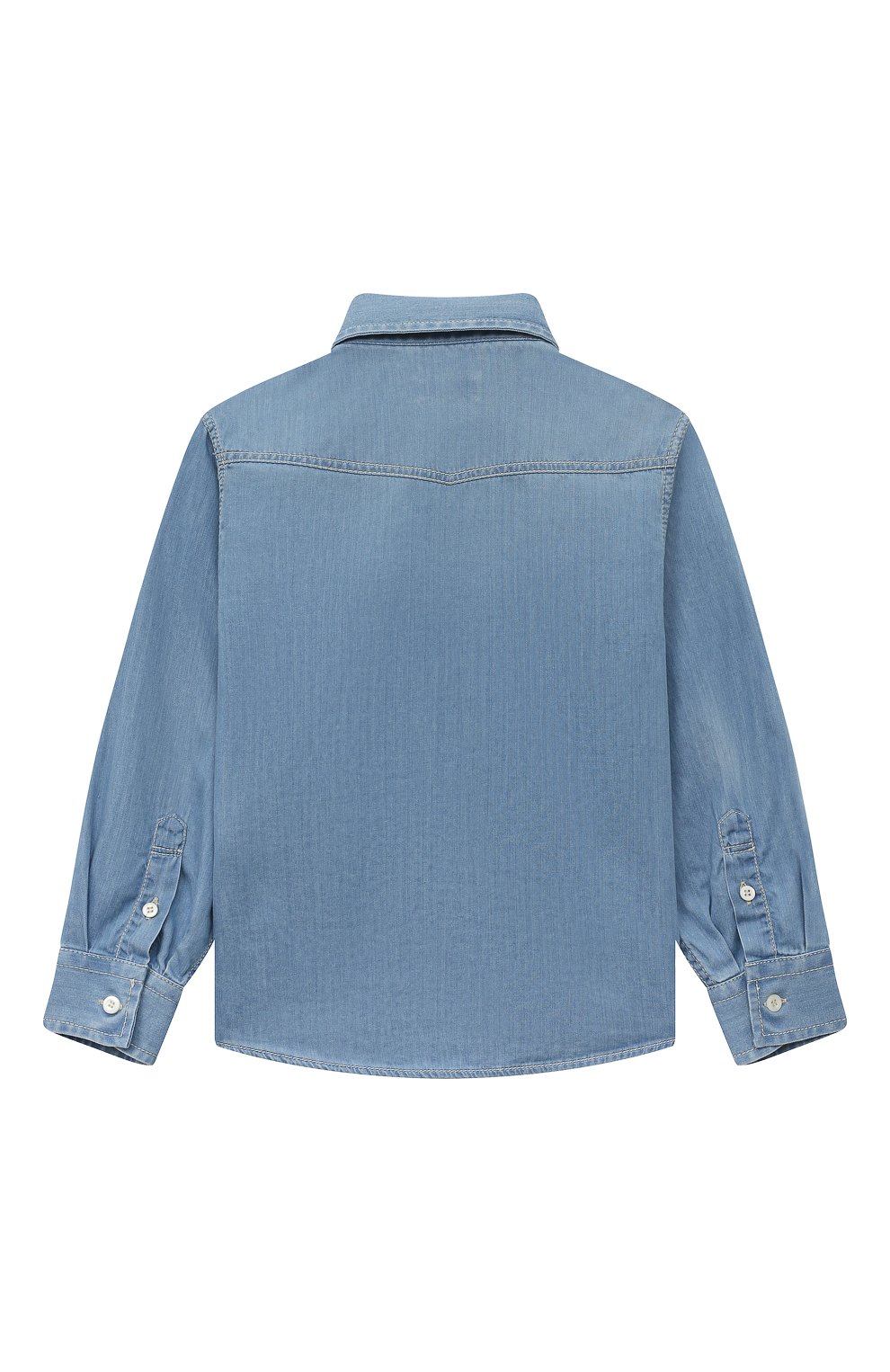 Джинсовая рубашка BRUNELLO CUCINELLI, арт. BR683C360A, фото 2