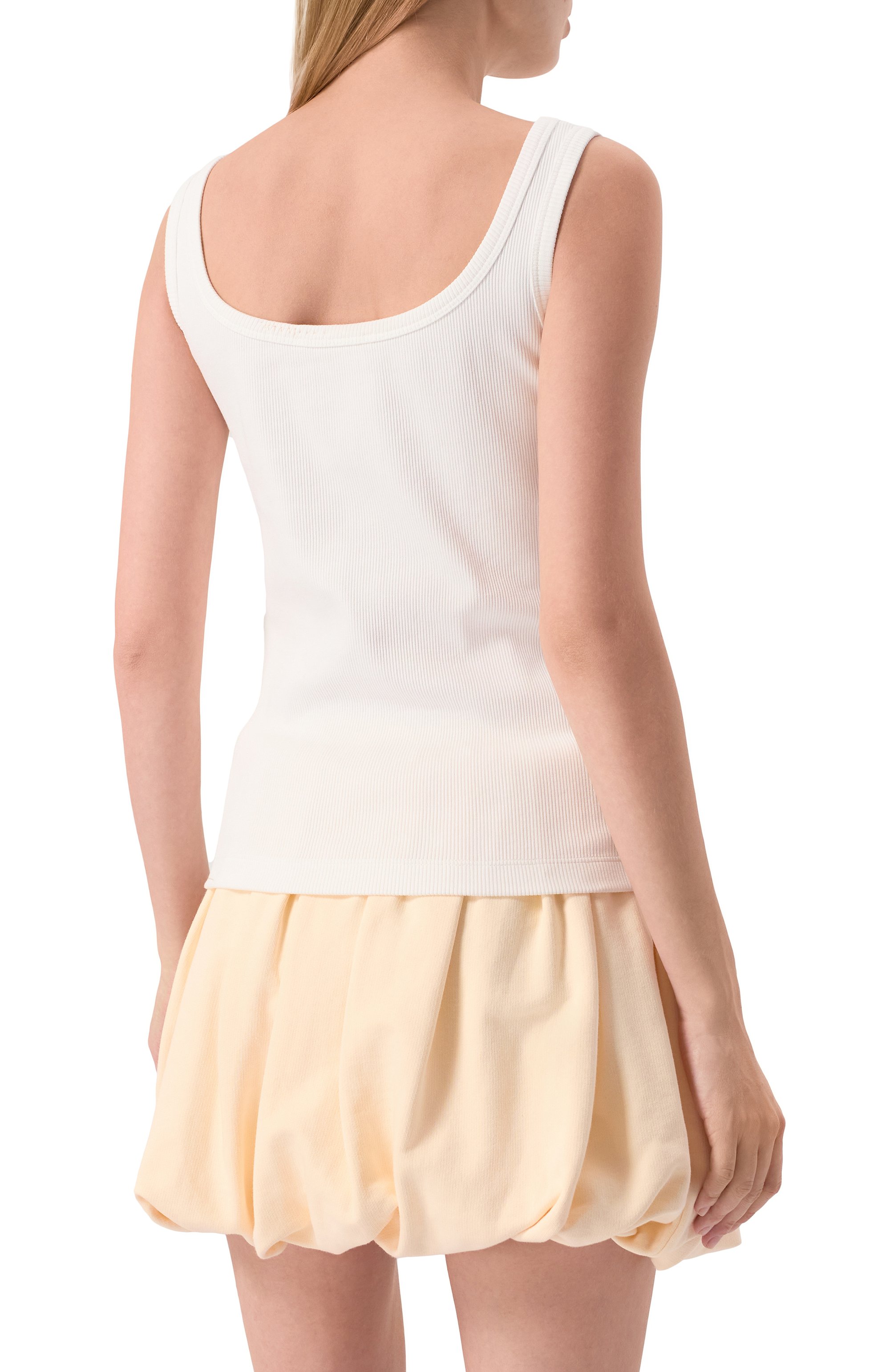 Хлопковая майка MARNI, арт. THJE0348S0/UTC458, фото 4