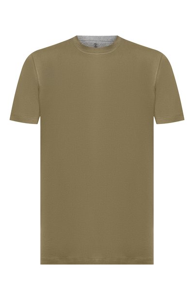 Хлопковая футболка BRUNELLO CUCINELLI, арт. M0T617423, фото 1