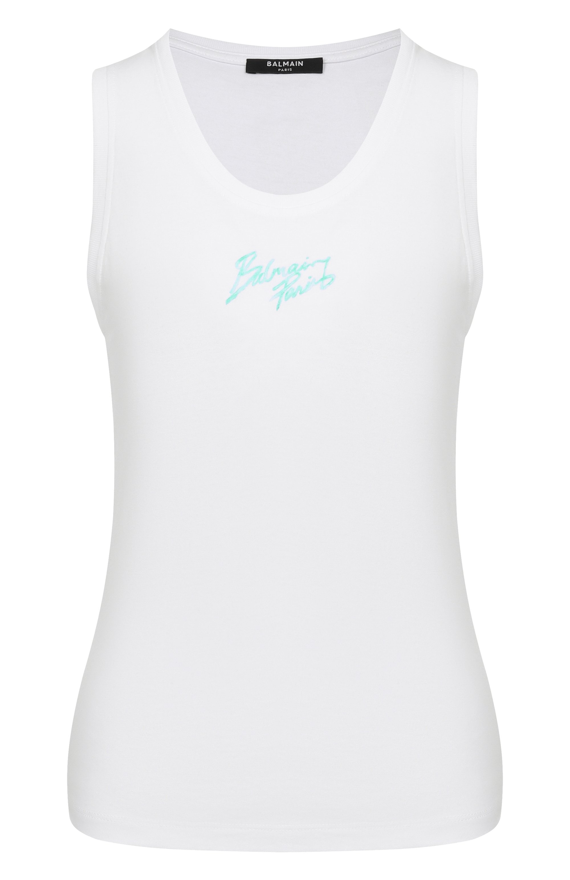 Хлопковая майка BALMAIN, арт. GF1EB075/BD40, фото 1