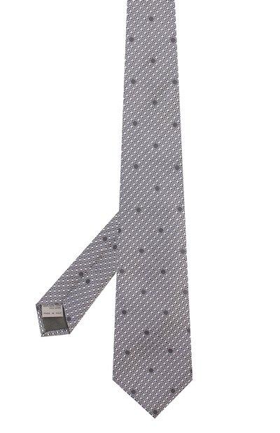 Шелковый галстук CANALI коричневого цвета по цене 8995 руб., арт. 18/HJ02076, фото 2 Шелковый галстук CANALI, арт. 18/HJ02076, фото 2