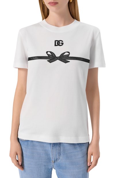 Хлопковая футболка DOLCE & GABBANA, арт. F8V42Z/GDC6B, фото 3