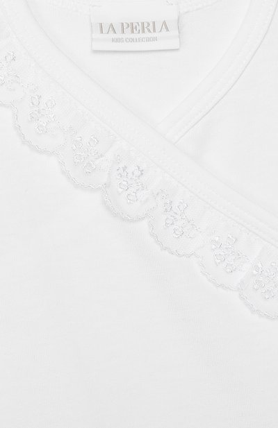 Хлопковое боди LA PERLA, арт. 73081, фото 3
