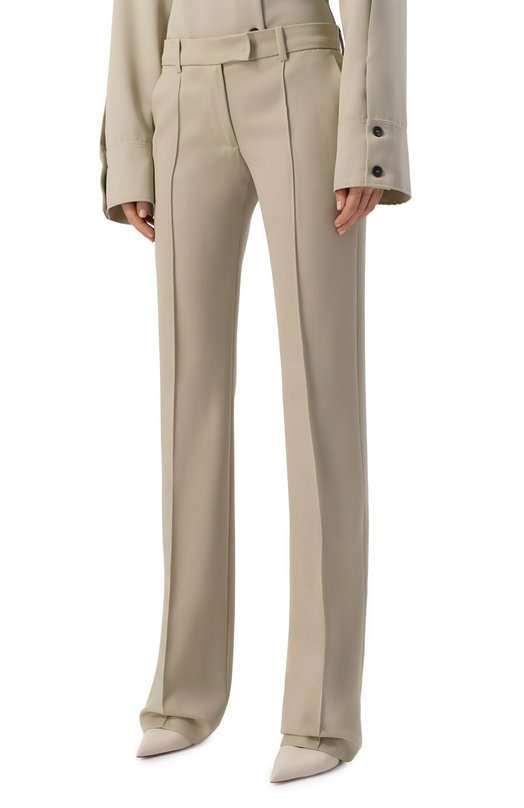 Шерстяные брюки The Attico 260WCP00287/WWW065AA Серый  260WCP00287/WWW065AA Фото 3