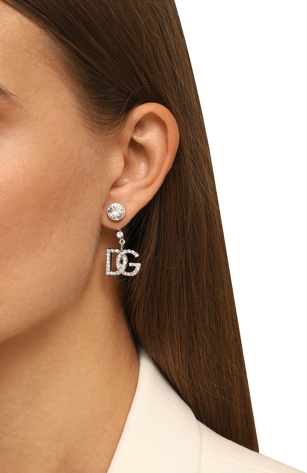 Серьги DOLCE & GABBANA, арт. WEN6L1 W1111/SILVER, фото 2