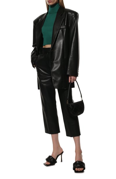 Шелковая водолазка DOLCE & GABBANA изумрудного цвета по цене 85650 руб., арт. FX807T/JASMI/0UTLET AW22-23, фото 2 Шелковая водолазка DOLCE & GABBANA, арт. FX807T/JASMI/0UTLET AW22-23, фото 2