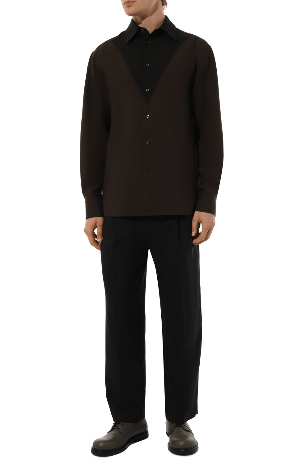 Шерстяные брюки MARNI, арт. PUMU0282U0/TW839, фото 2