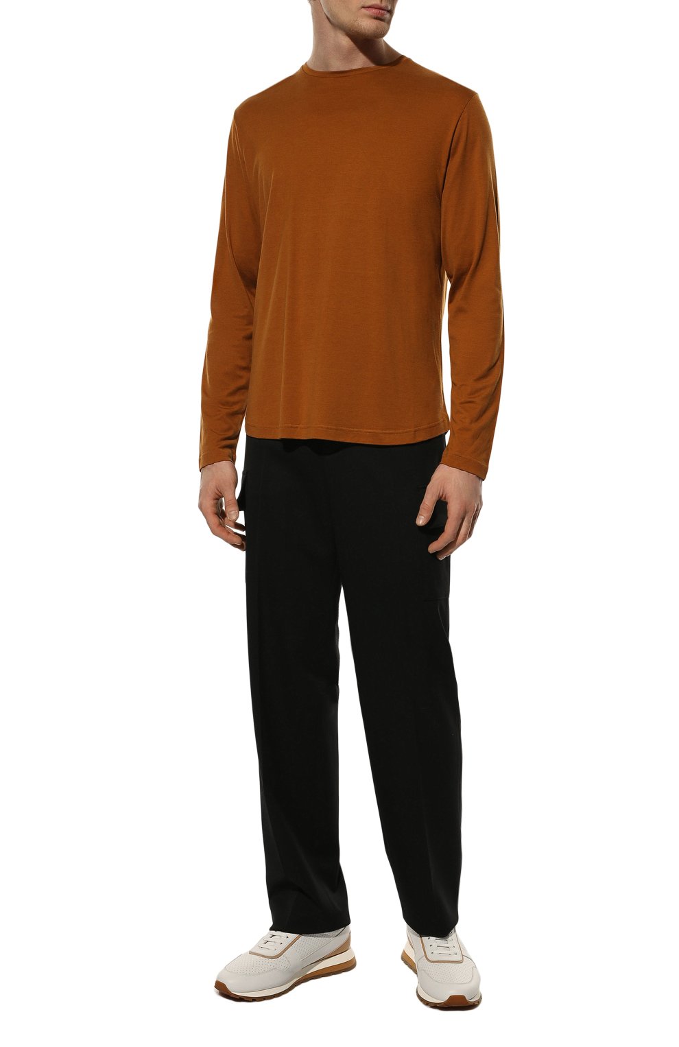 Лонгслив из шелка и хлопка LORO PIANA, арт. FAF6129, фото 2