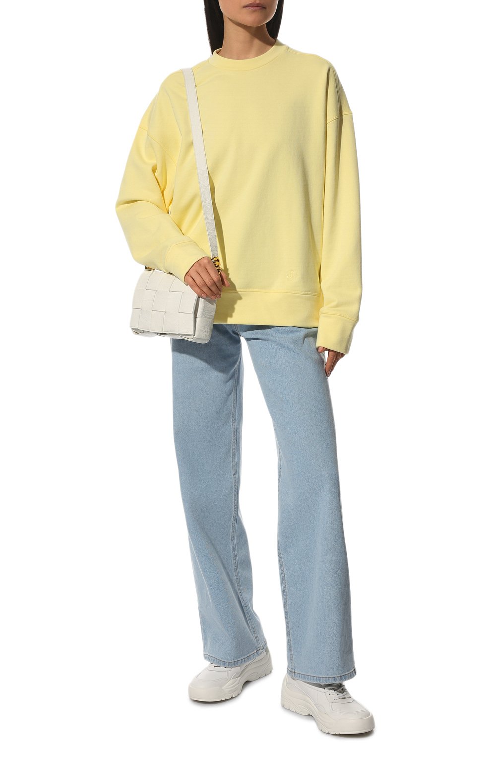 Хлопковый свитшот JIL SANDER, арт. JPPU707516-WU248608, фото 2