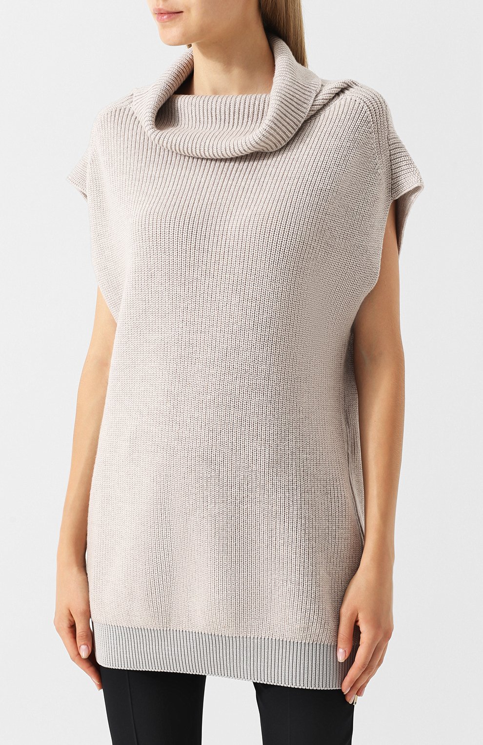 Вязаный шерстяной жилет с воротником-стойкой STELLA MCCARTNEY, арт. 520144/S1886, фото 3