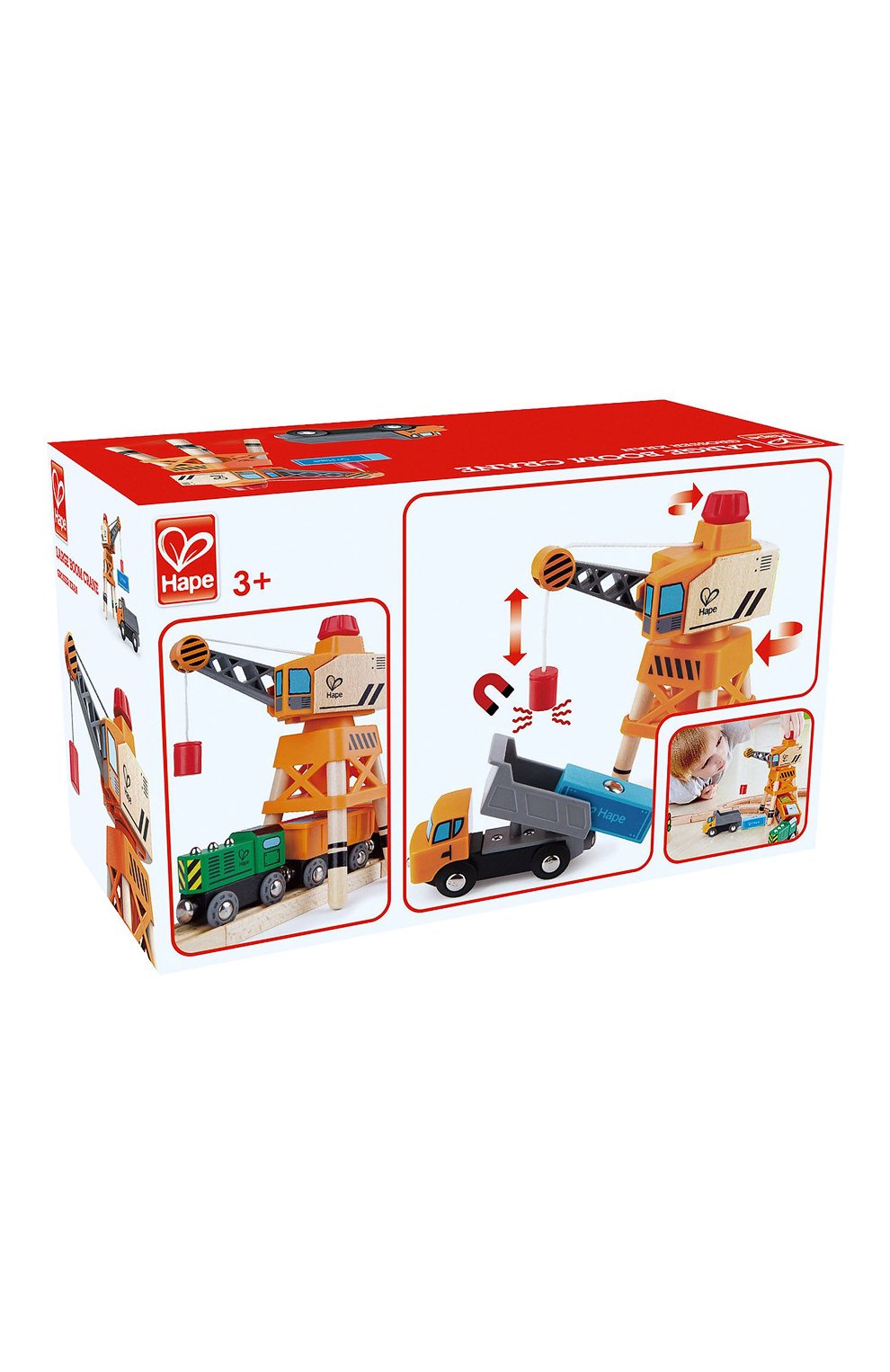 Игрушка большой стреловой кран HAPE, арт. E3715_HP, фото 3