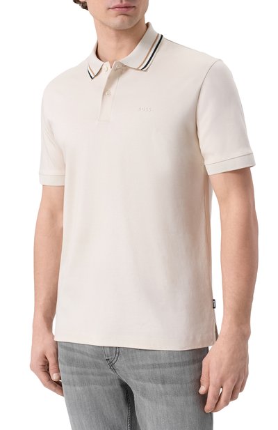 Хлопковое поло BOSS, арт. 50469360, фото 3