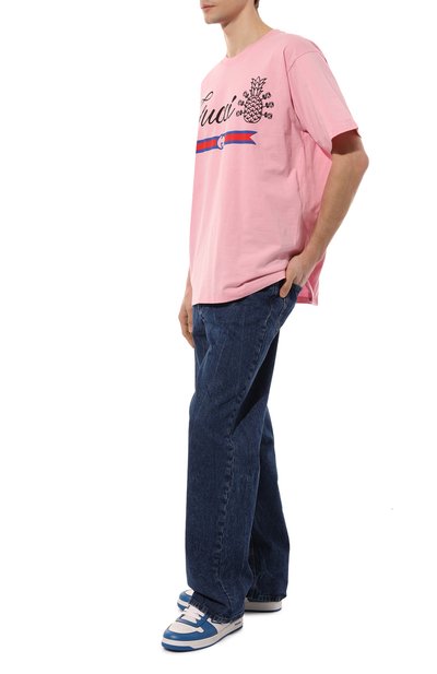 Хлопковая футболка GUCCI, арт. 616036 XJD21, фото 2