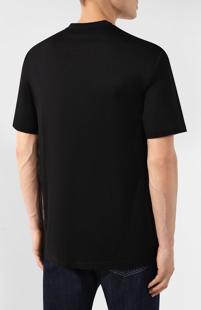 Хлопковая футболка BURBERRY, арт. 8017494, фото 4